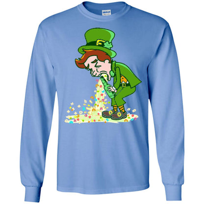 Saint Patty's Day Leprechaun St. Patricks Day T-shirt Carolina Blue