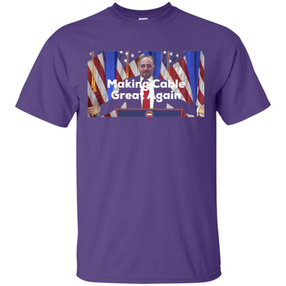 Makeing Cable Great Again T-shirt Purple