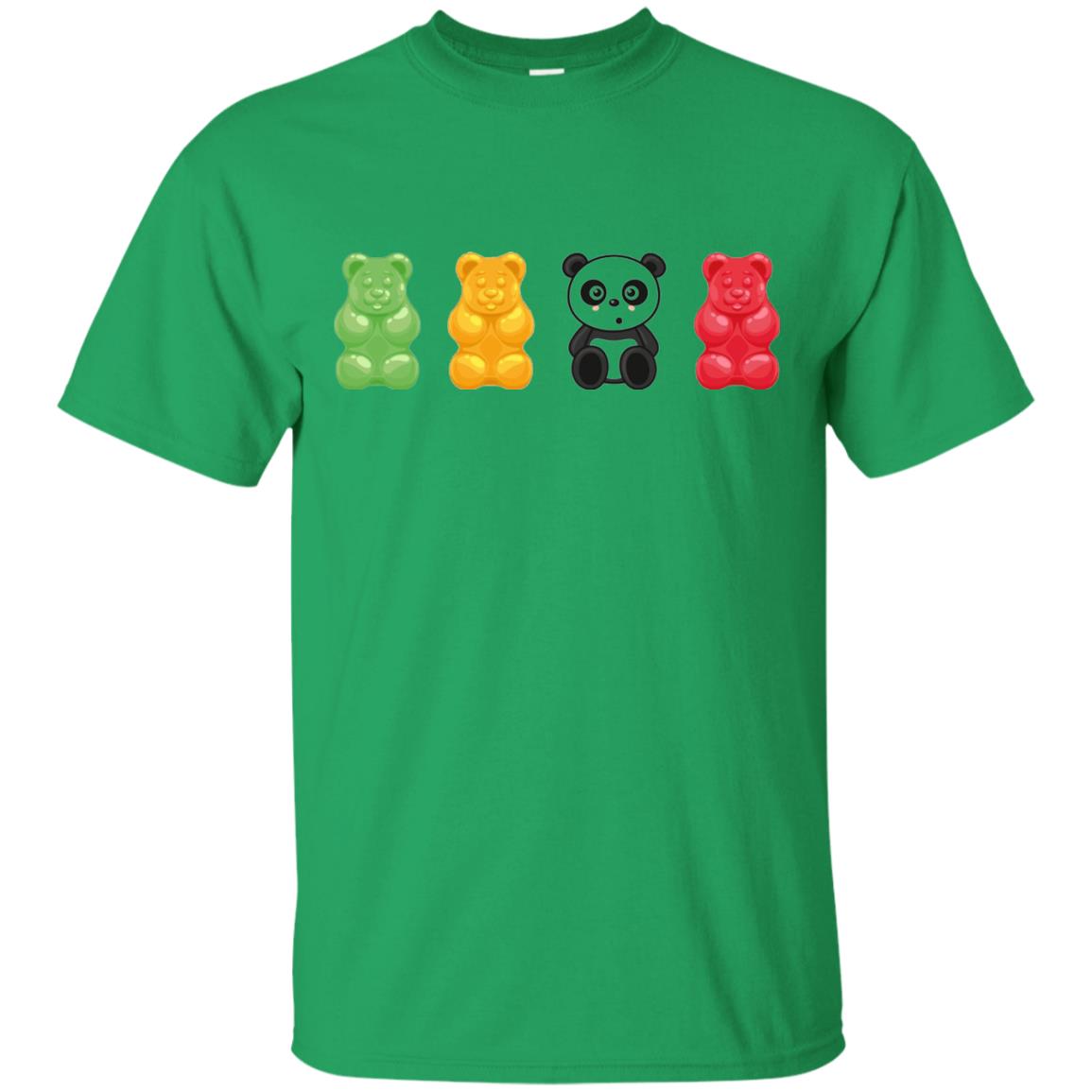 Bear Lover T-shirt Cute Panda Candy Bear Irish Green