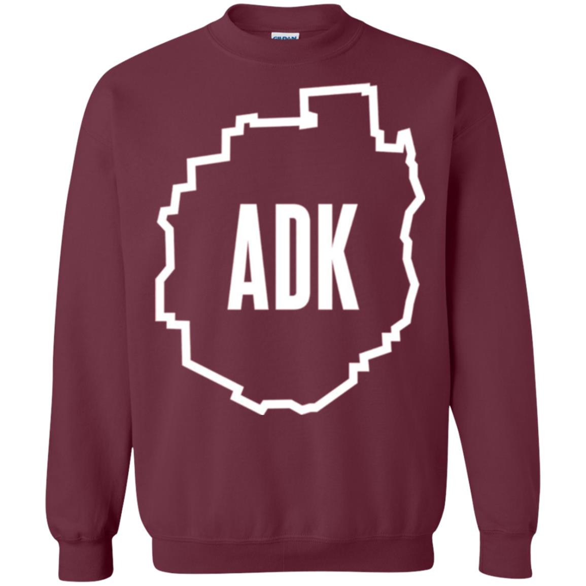 Adirondacks Adk T-shirt Maroon