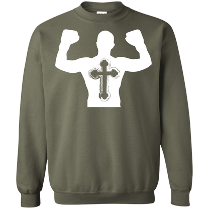Christian Gym Exercise Workout T-shirt Military Green