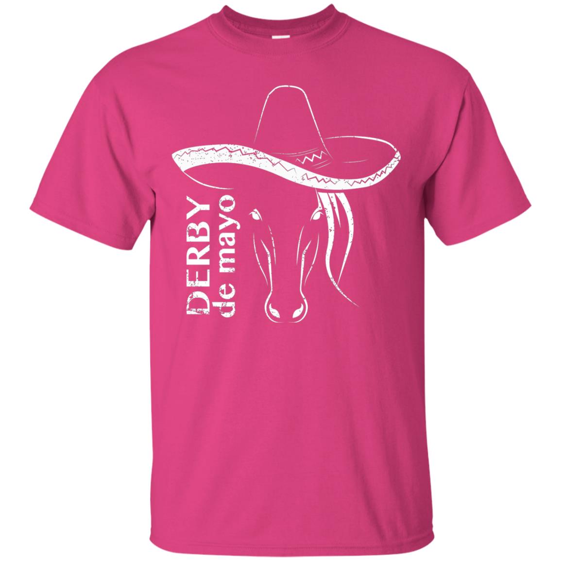 Derby De Mayo Sombrero Horse Race Shirt Heliconia