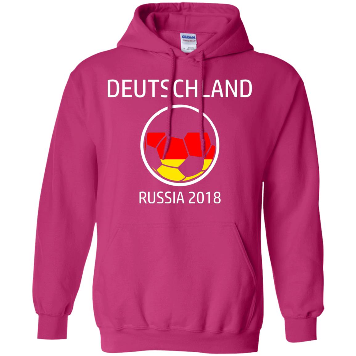 Deutschland Team Russia 2018 Soccer Fan T-shirt Heliconia