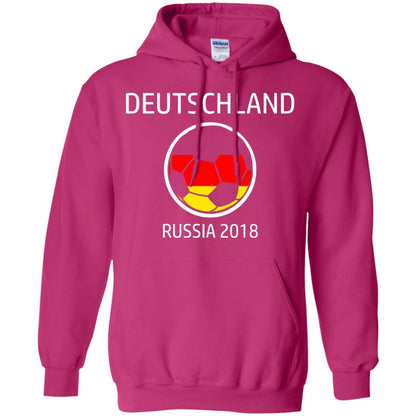 Deutschland Team Russia 2018 Soccer Fan T-shirt Heliconia