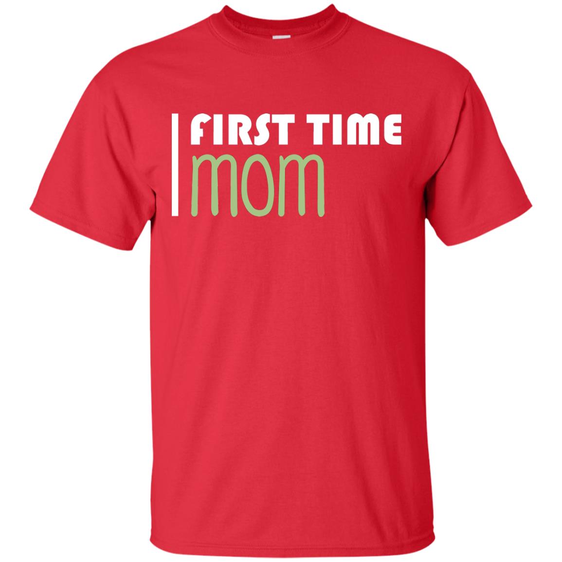 First Time Mom New Mom Shirt Red
