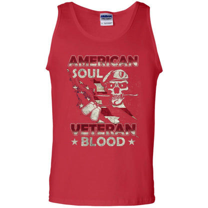 American Soul Veteran Blood Shirt Red