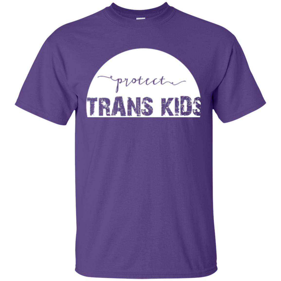 Protect Trans Kids T-shirt Purple