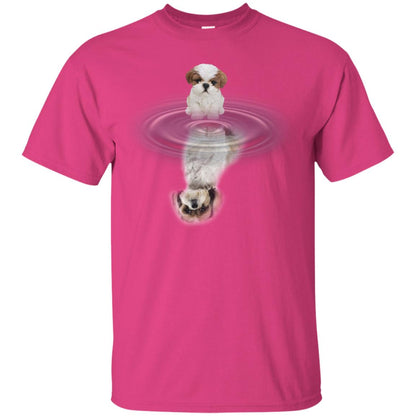 Little Shih Tzus And Big Shadow Shirt Heliconia