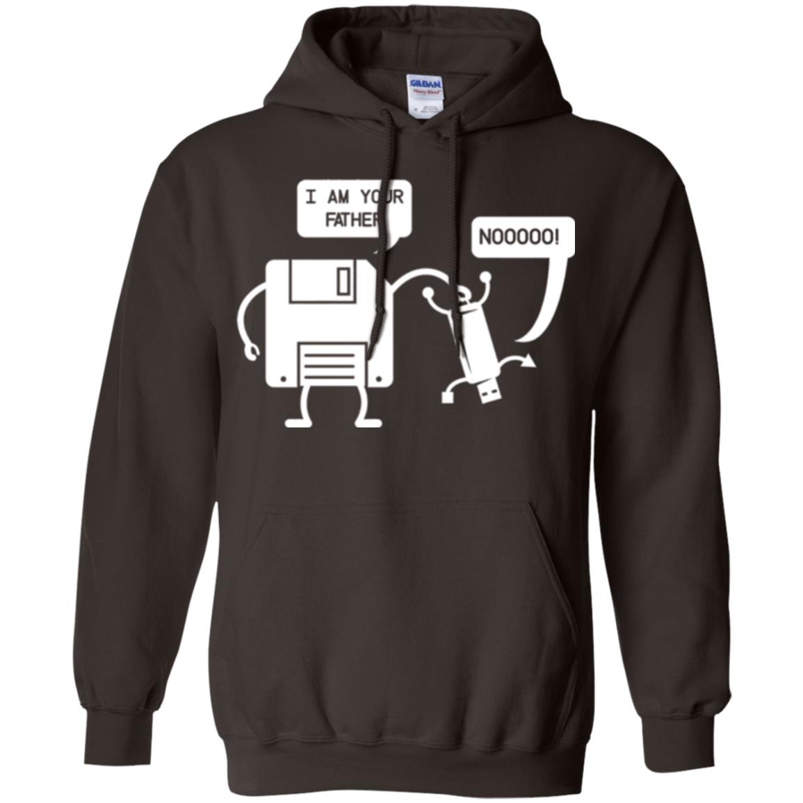Usb Floppy Disk T-shirt I Am Your Father Dark Chocolate