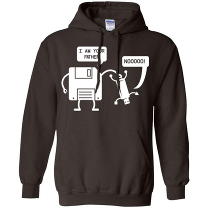 Usb Floppy Disk T-shirt I Am Your Father Dark Chocolate