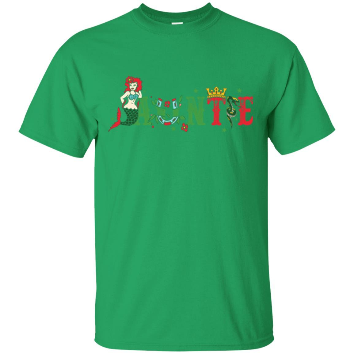 Aunt T-shirt Mermaid Auntie T-shirt Irish Green