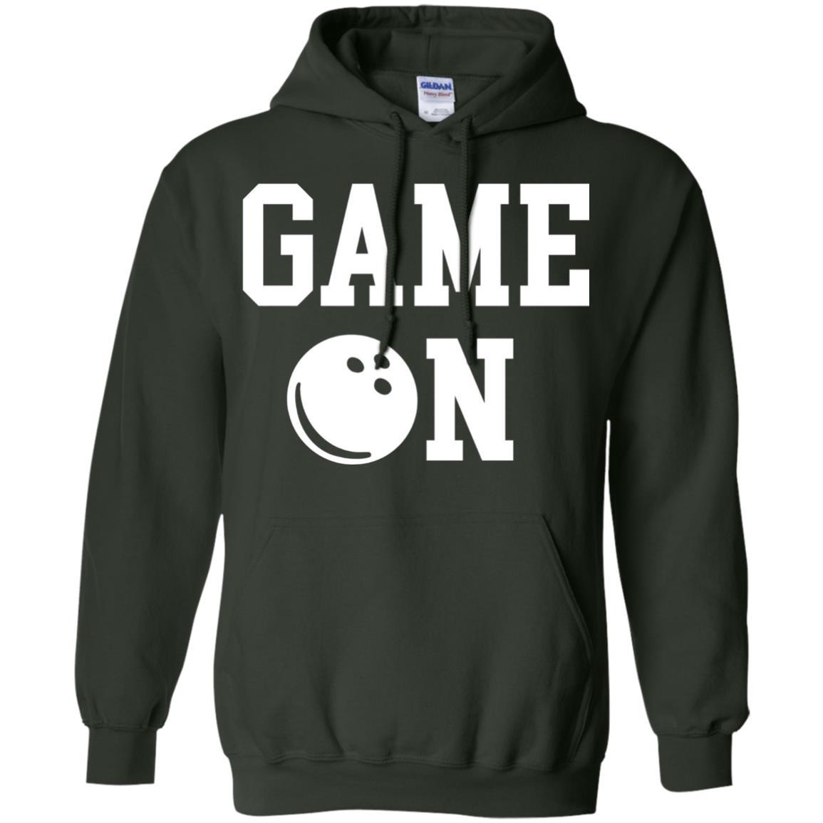 Bowler T-shirt Game On Bowling T-shirt Forest Green