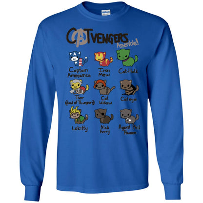 Catvengers Cat Lover Shirt Royal