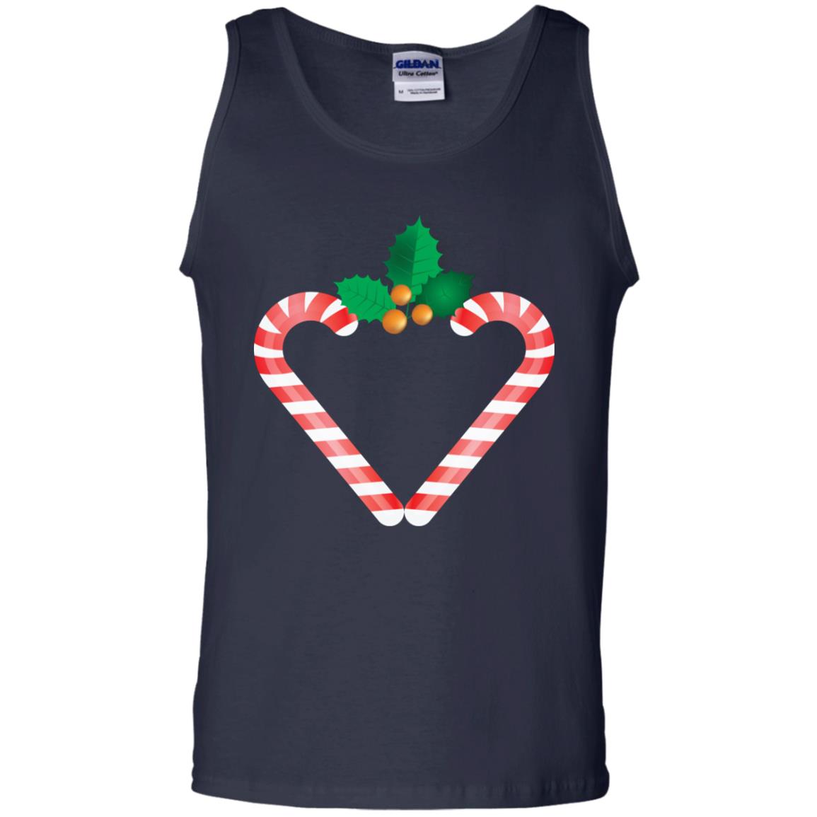 Heart Icon Candy X-mas Gift Shirt Navy