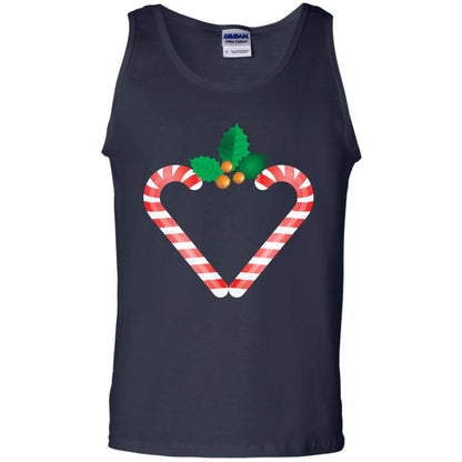Heart Icon Candy X-mas Gift Shirt Navy