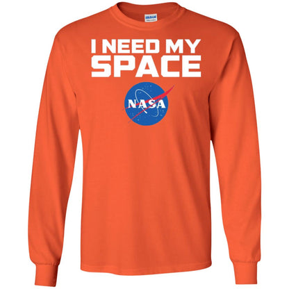 Nasa Logo T-shirt I Need My Space Orange