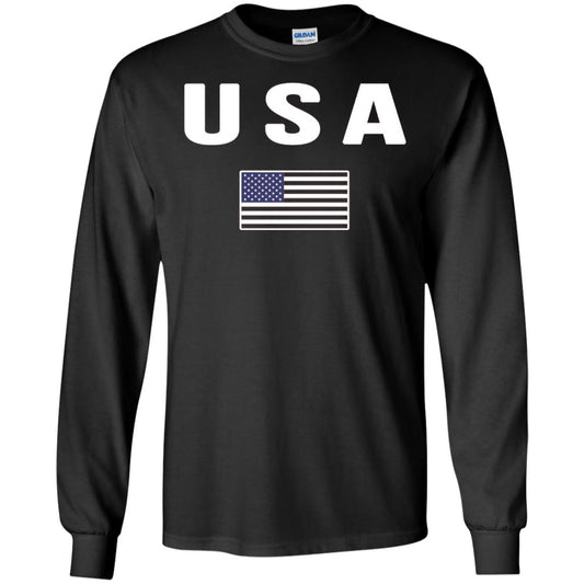 Usa T-shirt America United States Black
