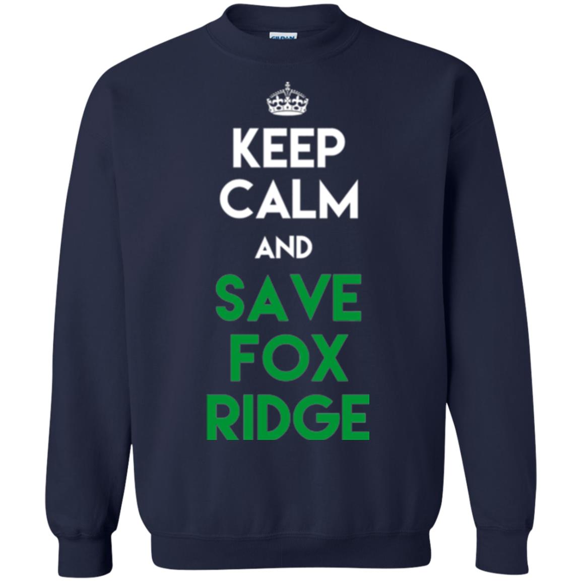 Elementary T-shirt Keep Calm And Save Fox Ridge T-shirt Navy