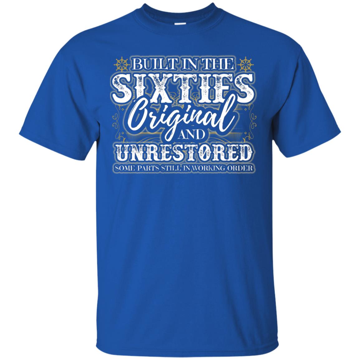 Built In The Sixties Original And Unrestored 1960s Birthday Shirt Royal