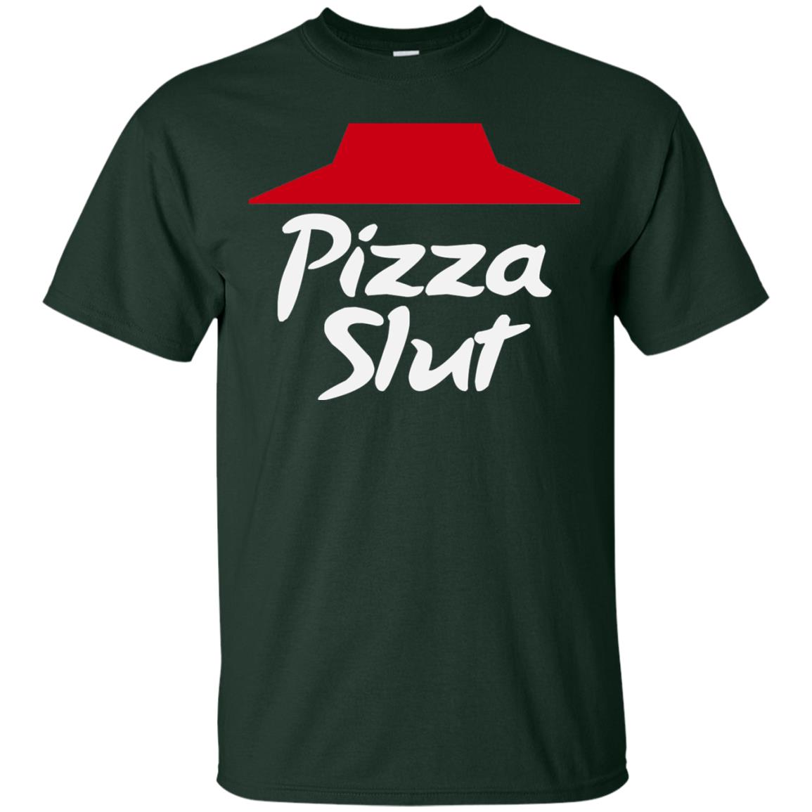 Pizza Slut Pizza Lovers Funny Adult Humor T-shirt Forest