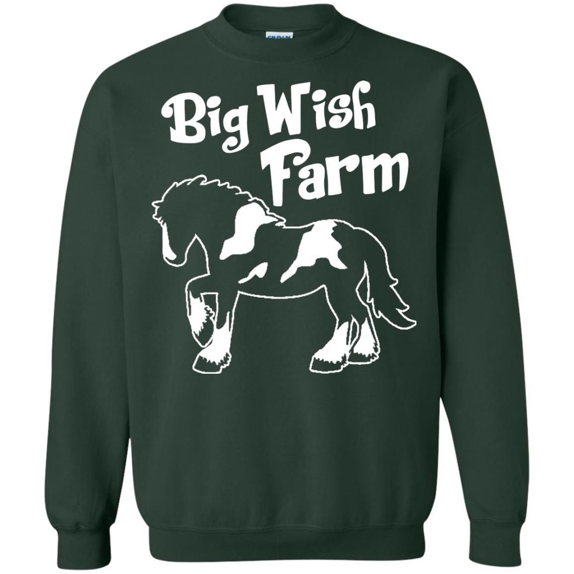 Big Wish Farm Horse Shirt Forest Green