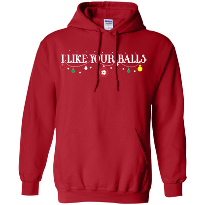 Christmas T-shirt I Like Your Balls Red