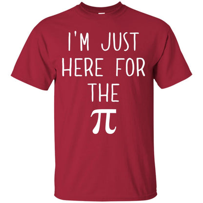 Funny Pi Day Shirt Im Just Here For The Pi Cardinal