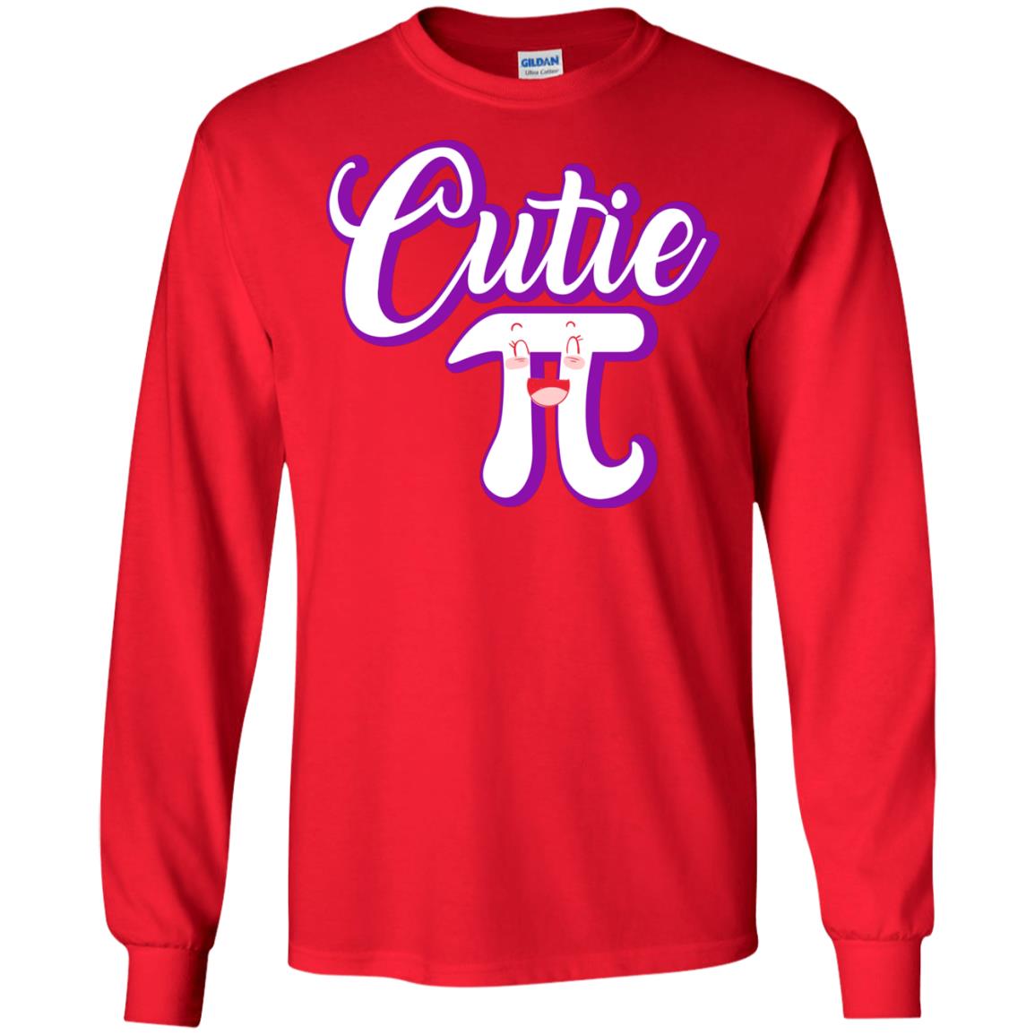 Cutie Pi Math Teacher T-shirt Red