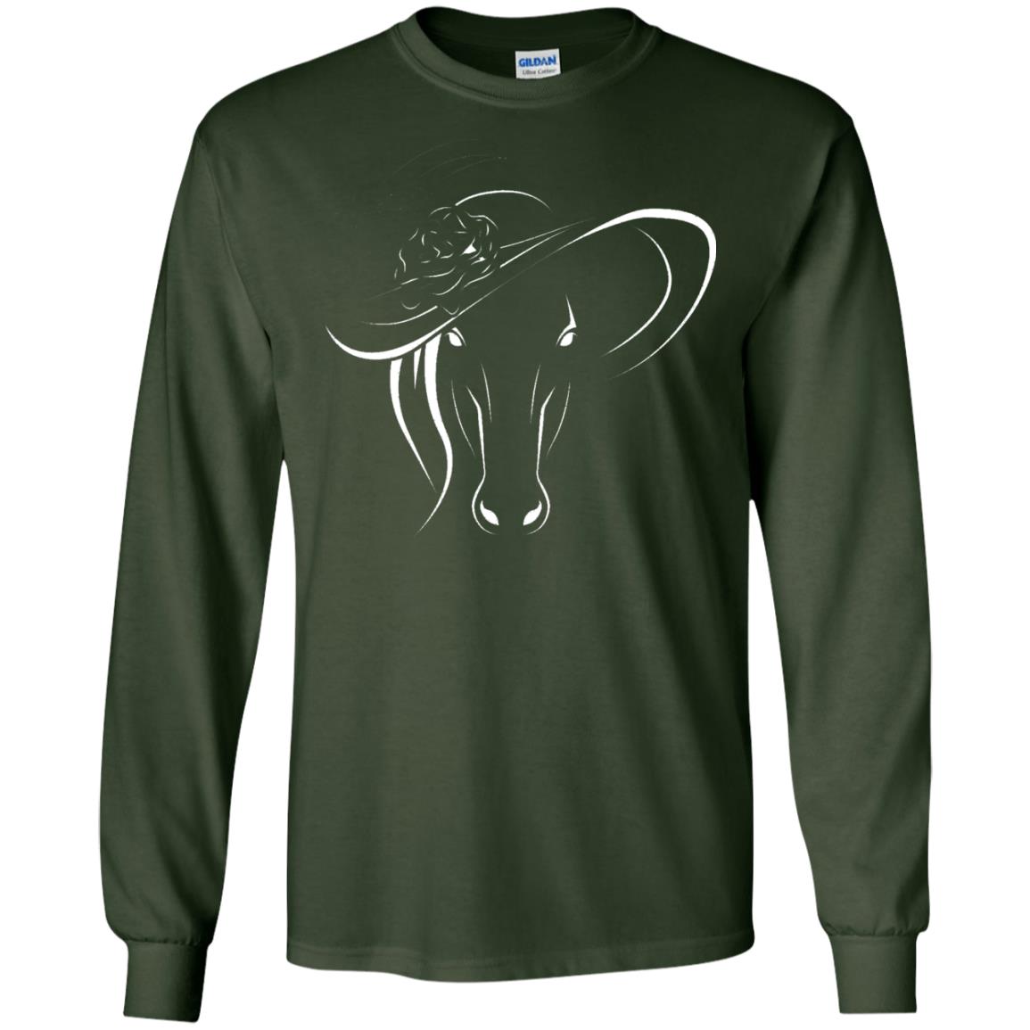 Derby Horse In Derby Womens Hat Derby Shirt Forest Green