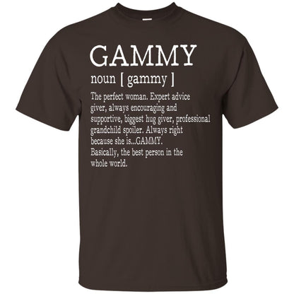 Gammy Definition Nana T-shirt Dark Chocolate