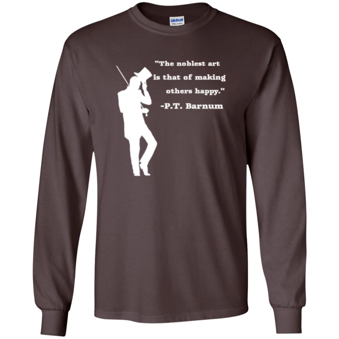 Circus Ring Master P.t. Barnum Quote T-shirt Dark Chocolate