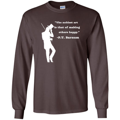 Circus Ring Master P.t. Barnum Quote T-shirt Dark Chocolate
