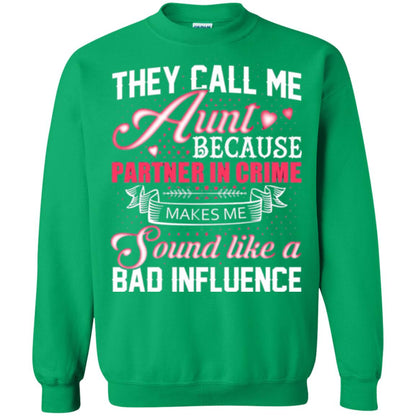 Aunt T-shirt They Call Me Aunt Irish Green