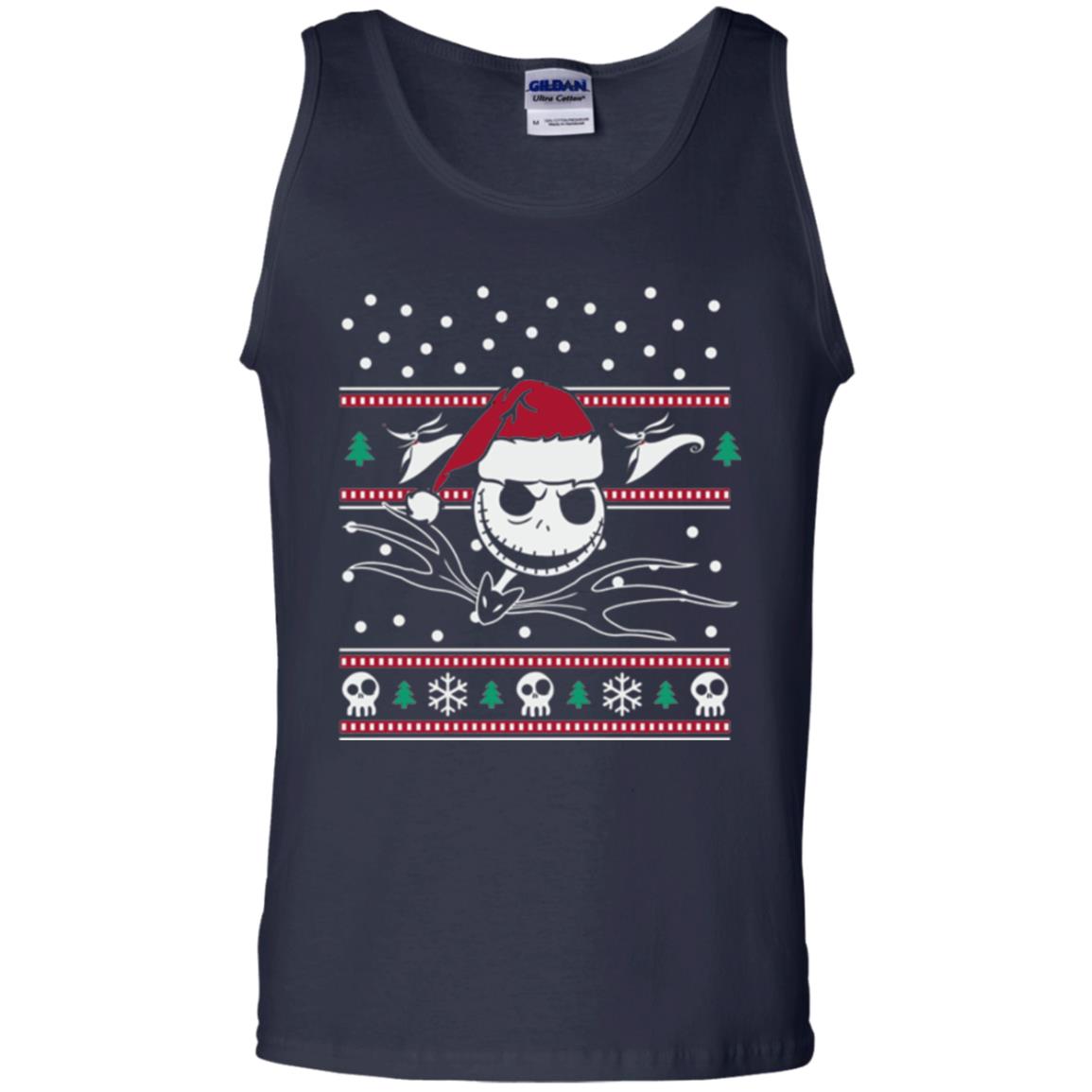 Disney Nightmare Before Christmas Holiday Christmas T-shirt Navy