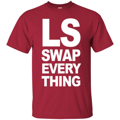Trucker T-shirt Ls Swap Everything Cardinal