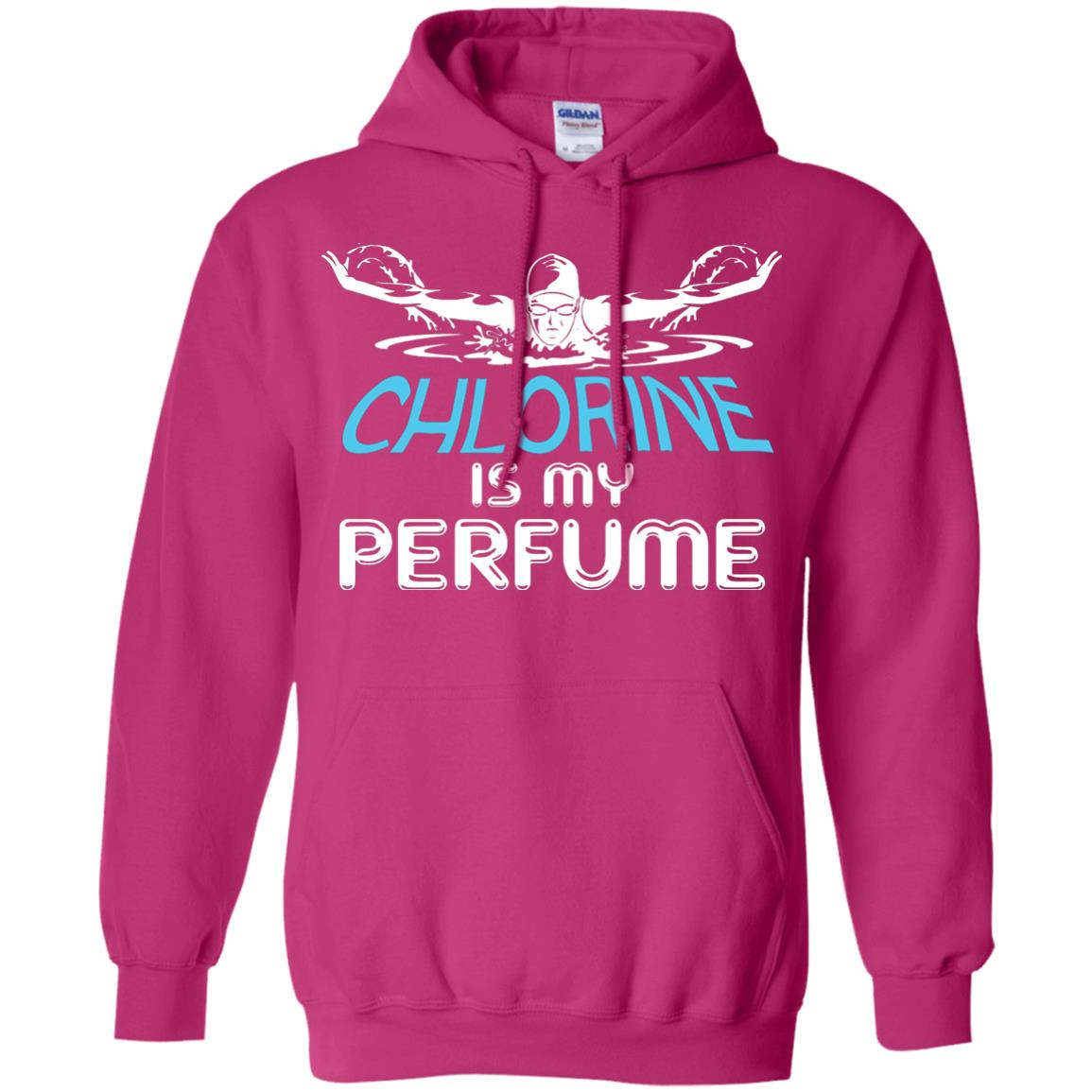 Swimmer T-shirt Chlorine Is My Perfume Heliconia