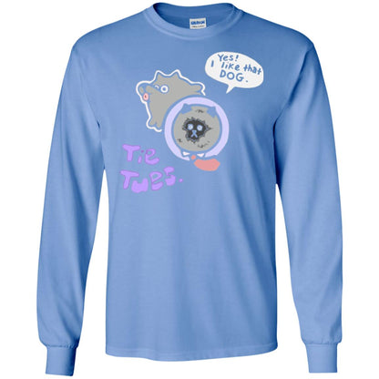 Yes I Like That Dog Tietuesday Dog Lover T-shirt Carolina Blue