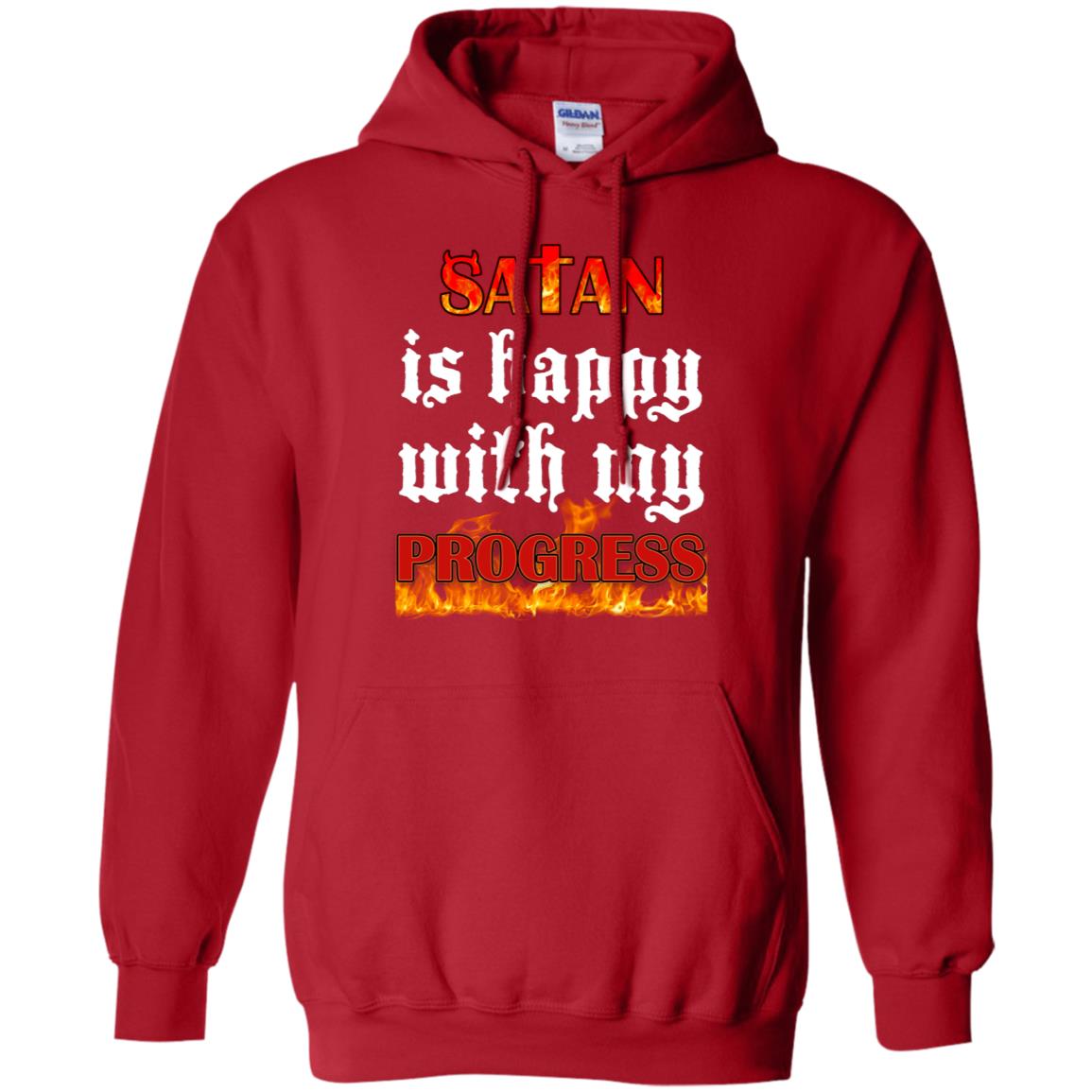 Santa Is Happy With My Progress Shirt Red