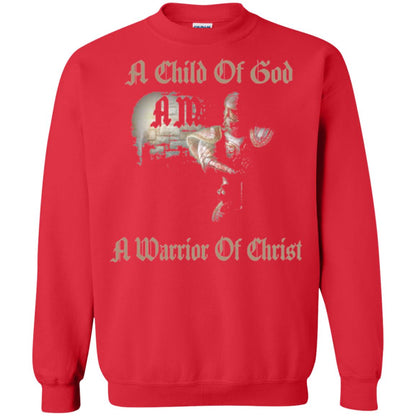 Crusader Knights Templar T-shirt A Child Of God Red
