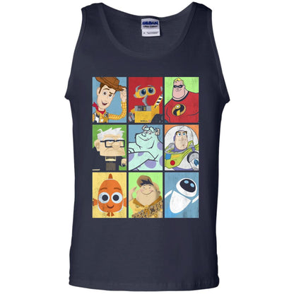 Epic Boxed Up Line Up Character Graphic T-shirt Navy