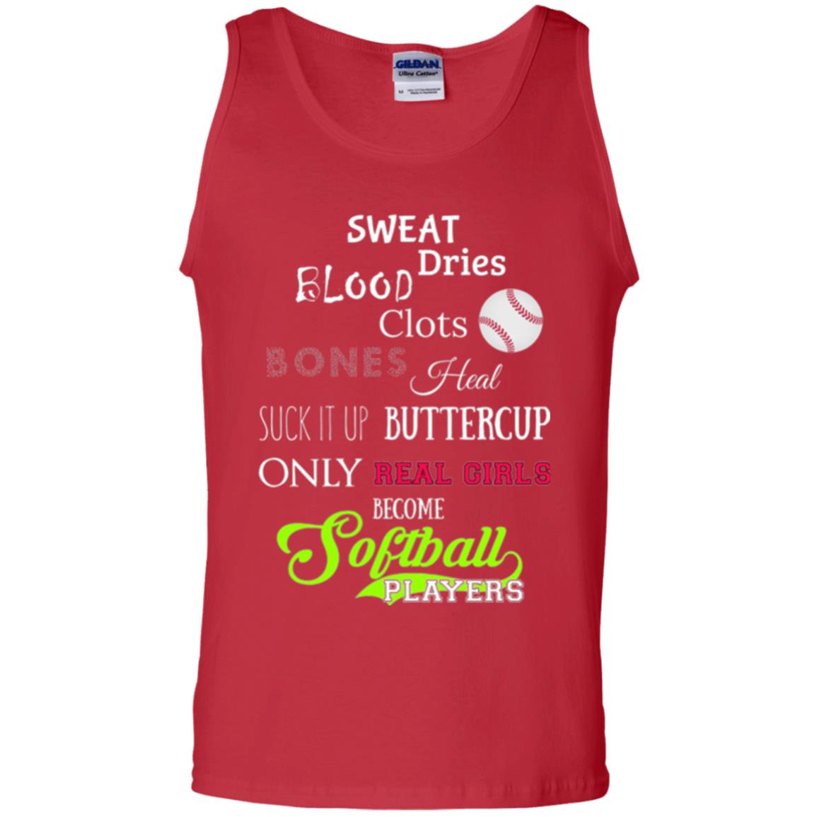 Softball T-shirt Sweet Dries Blood Clots Bones Red