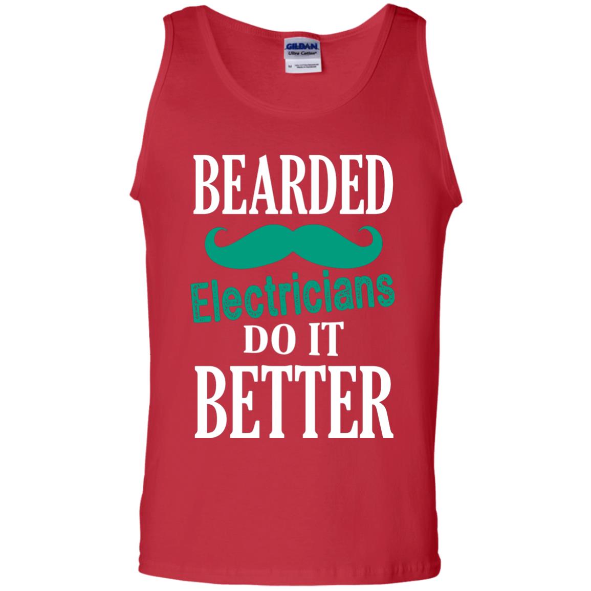Bearded Electricians Do It Better Best Idea Shirt For Bearded Electricians Red