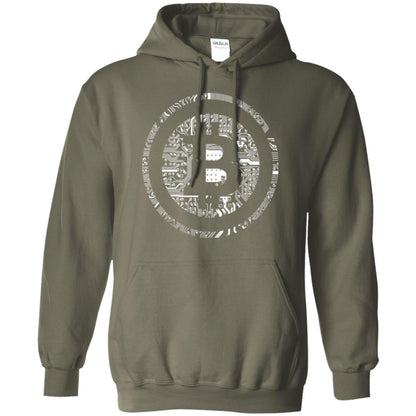 Crypto Currency Traders Bitcoin T-shirt Military Green