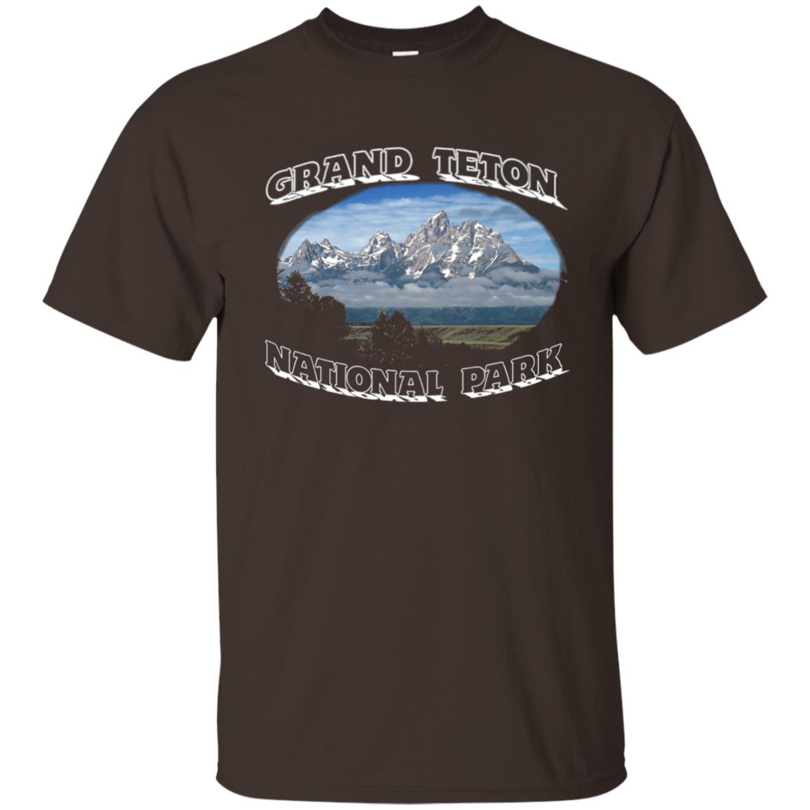 Grand Teton National Park T-shirt Dark Chocolate