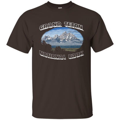 Grand Teton National Park T-shirt Dark Chocolate