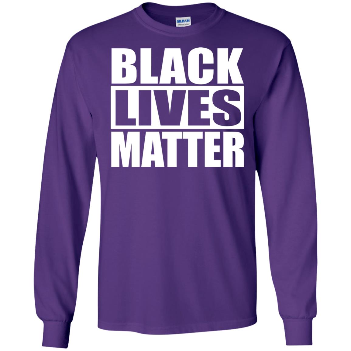 Black Live Matter Shirt Purple