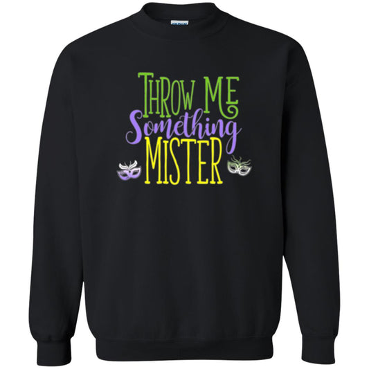 Throw Me Something Mister Mardi Gras T-shirt Black