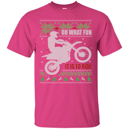 Motorbike T-shirt Oh What Fun It Is To Ride Heliconia