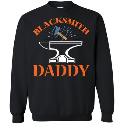Blacksmith Daddy Happy Father's Day Shirt Black