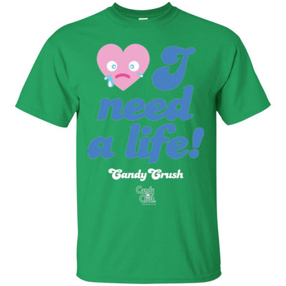 Gamer T-shirt I Need A Life T-shirt Irish Green